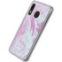 Blue and Purple Marble Galaxy A20 Clear Case